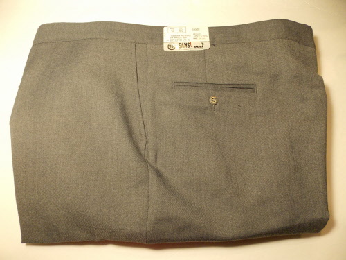 Medium Grey Wool Blend Side Pocket Flat Front - 50R ($29.95)